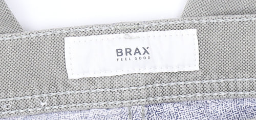 Brax Men's Grey 36x34 Cooper Fancy Regular Fit Straight Denim Jeans