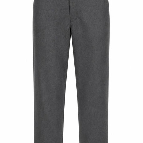 Henri Ross Men's Grey 38W 31L Classic Polyester Dress Trousers