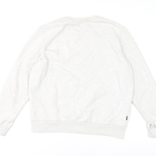 Superdry Women's Ivory Crew Neck Pullover Jumper Size 12