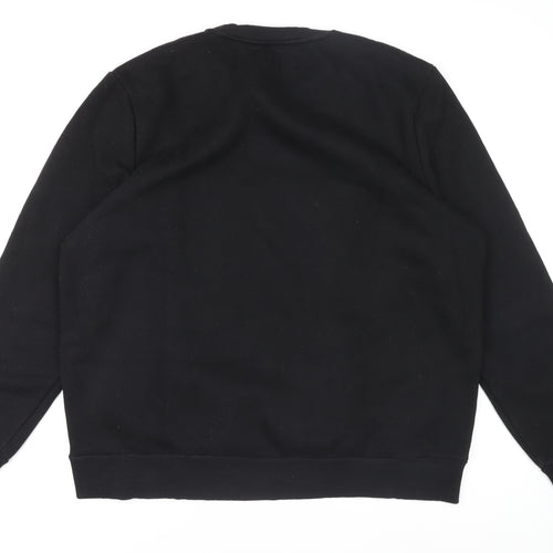 River Island Womens Black 2XL Crew Neck Pullover Jumper