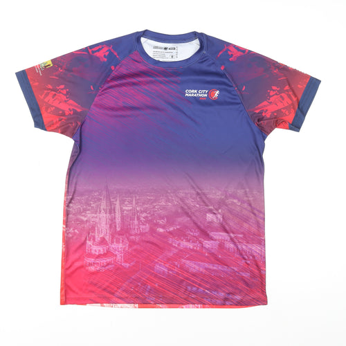 Titan Sports Unisex Multicoloured Cork City Marathon 2025 Running T-Shirt M