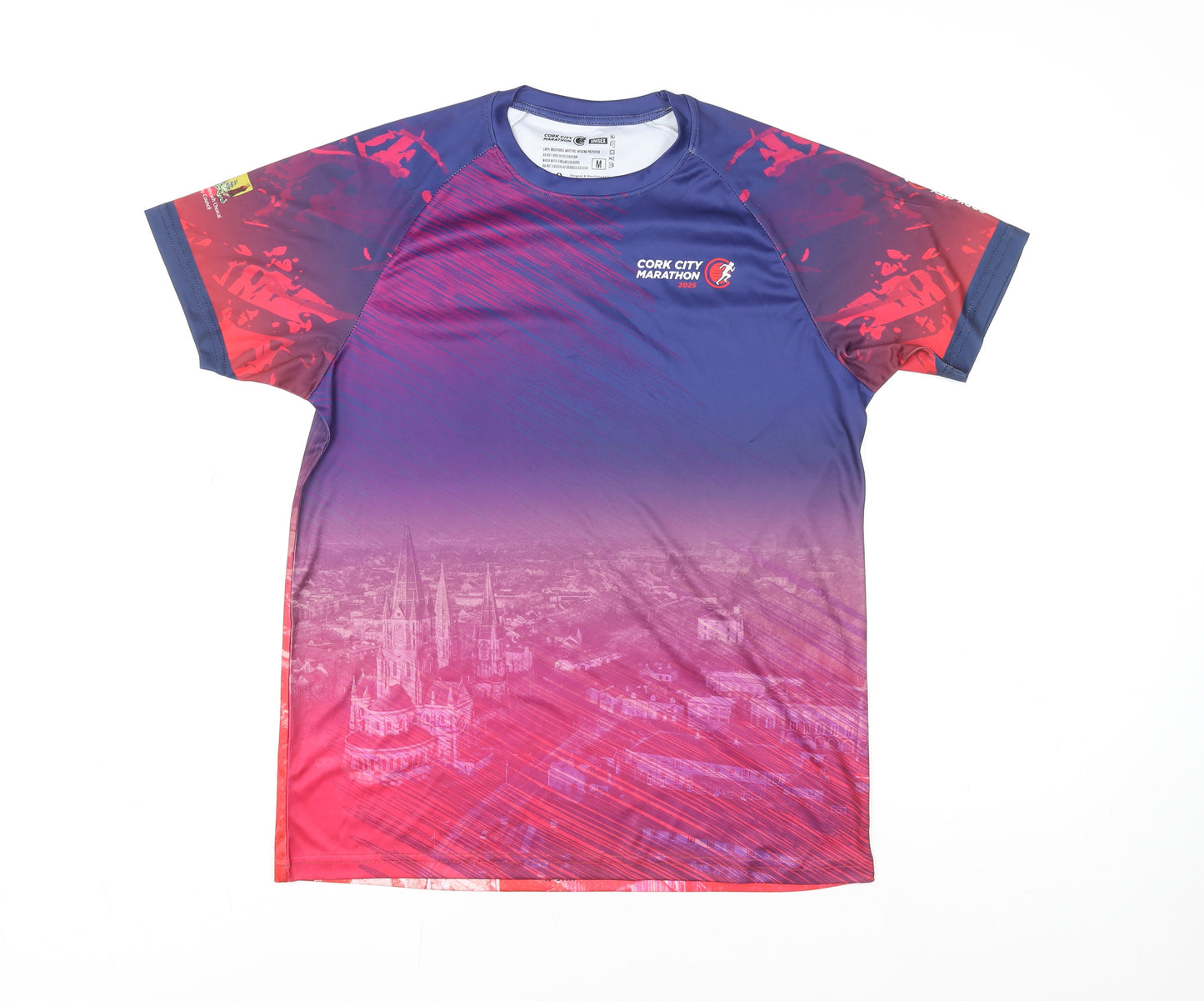Titan Sports Unisex Multicoloured Cork City Marathon 2025 Running T-Shirt M