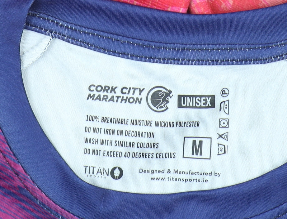 Titan Sports Unisex Multicoloured Cork City Marathon 2025 Running T-Shirt M