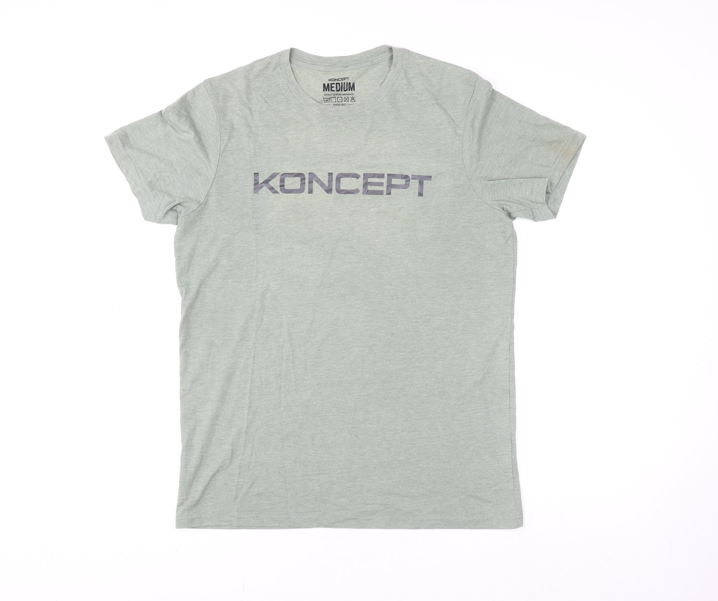 Koncept Men's Grey Athletic Performance T-Shirt Medium