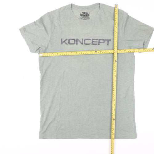 Koncept Men's Grey Athletic Performance T-Shirt Medium