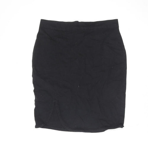 Marisa Women's Black Size 10 Pencil Zip Skirt