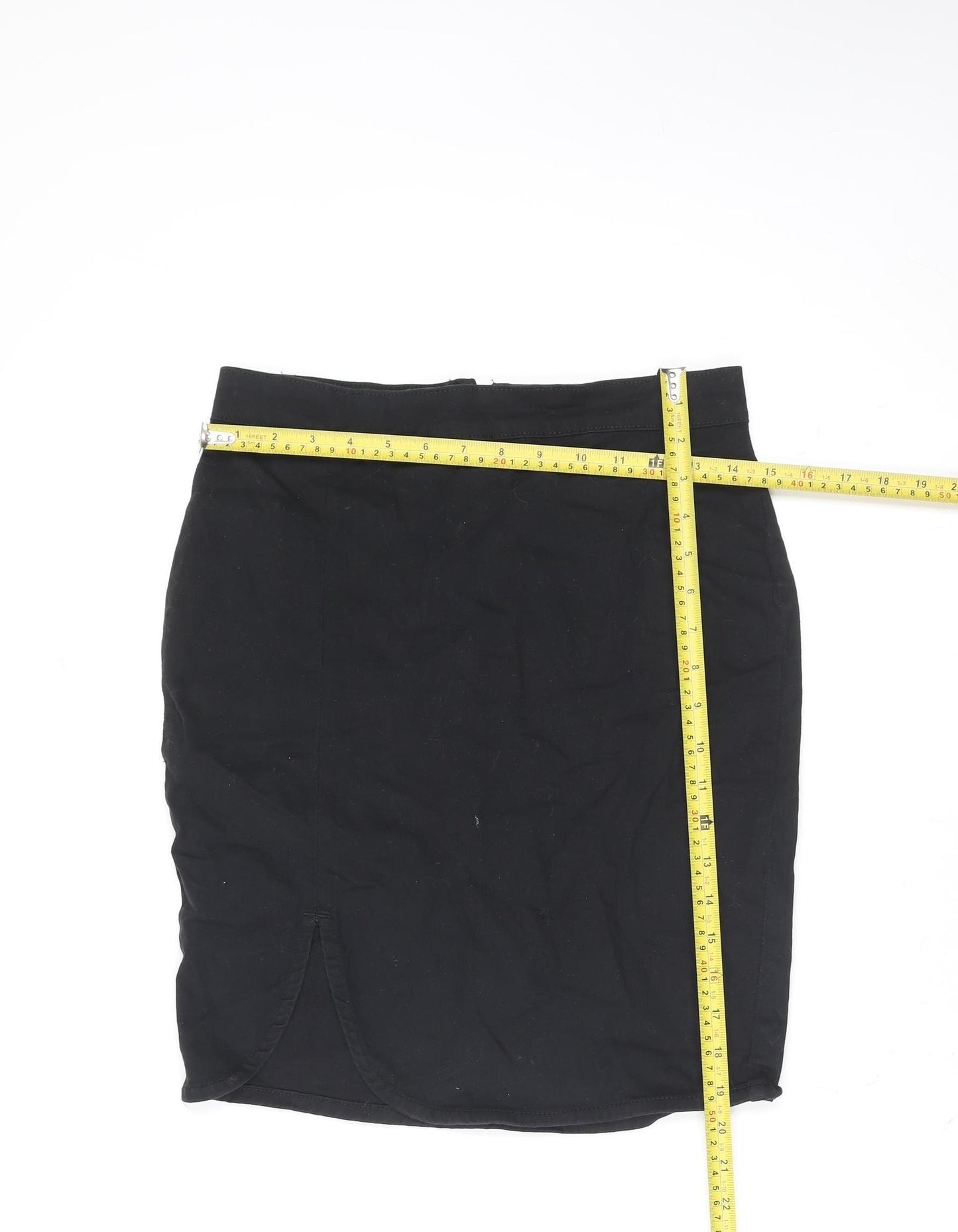 Marisa Women's Black Size 10 Pencil Zip Skirt