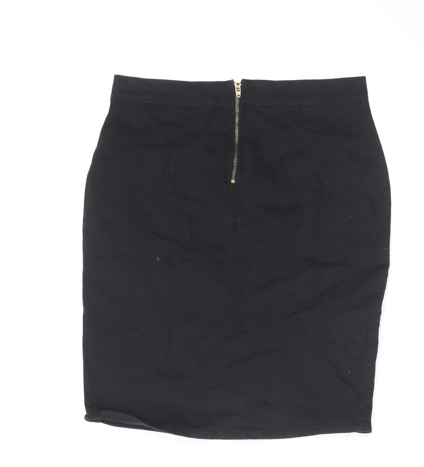 Marisa Women's Black Size 10 Pencil Zip Skirt