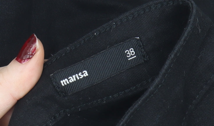 Marisa Women's Black Size 10 Pencil Zip Skirt