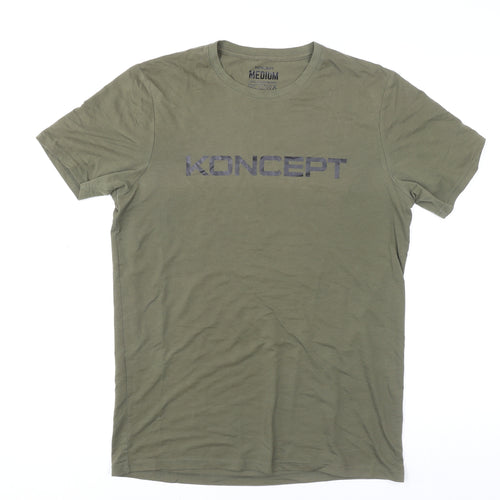 Koncept Men's Green Medium Athletic Performance T-Shirt