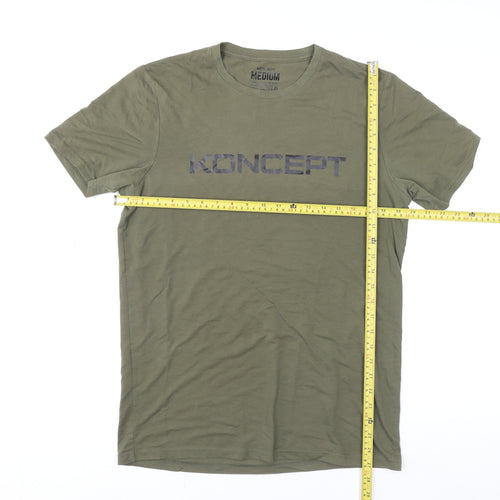 Koncept Men's Green Medium Athletic Performance T-Shirt