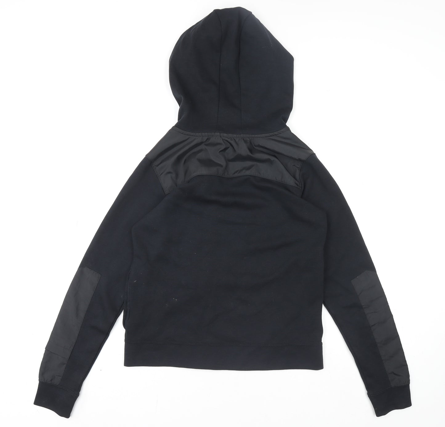 Nike Men's Black Small Hooded Track Jacket Full Zip