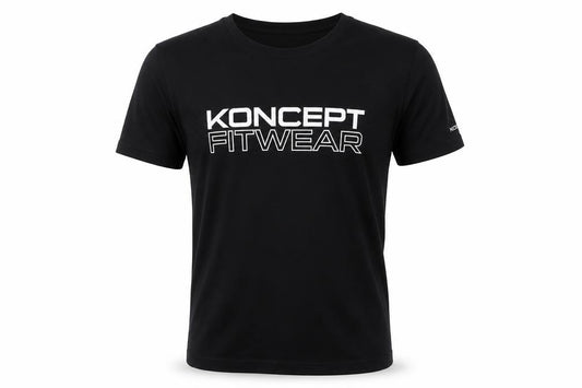 Koncept Fitwear Men's Black Medium Athletic T-Shirt