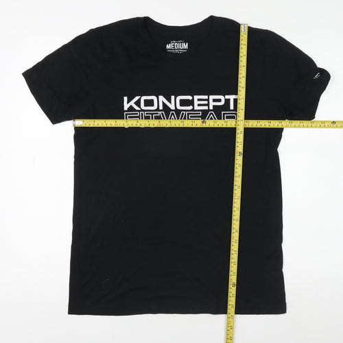 Koncept Fitwear Men's Black Medium Athletic T-Shirt