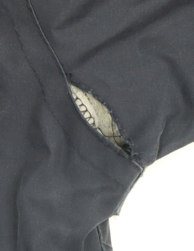 Marks and Spencer Men's Blue Mid-Length Parka Coat Size M