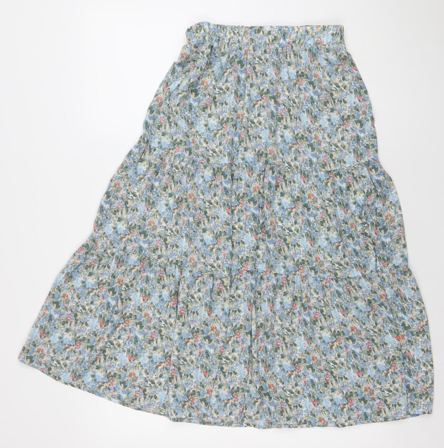 ONLY Women's Multicoloured Floral A-Line Midi Skirt XS