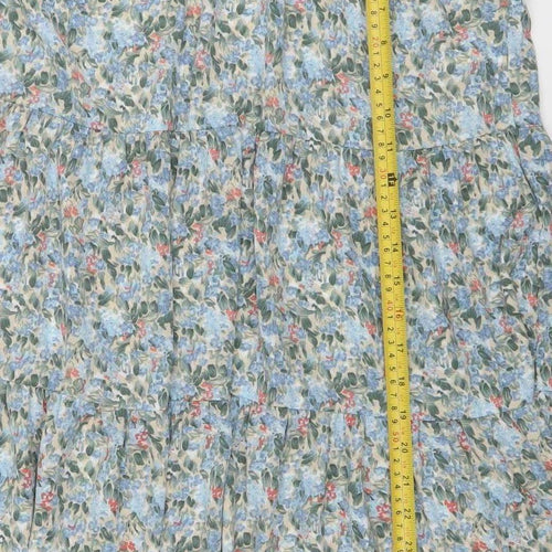 ONLY Women's Multicoloured Floral A-Line Midi Skirt XS