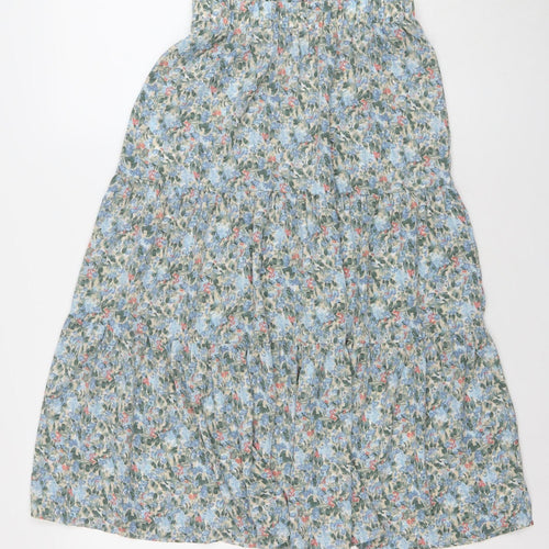 ONLY Women's Multicoloured Floral A-Line Midi Skirt XS