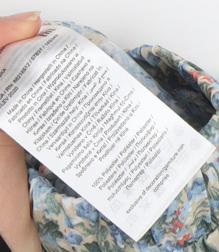 ONLY Women's Multicoloured Floral A-Line Midi Skirt XS