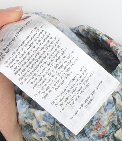 ONLY Women's Multicoloured Floral A-Line Midi Skirt XS