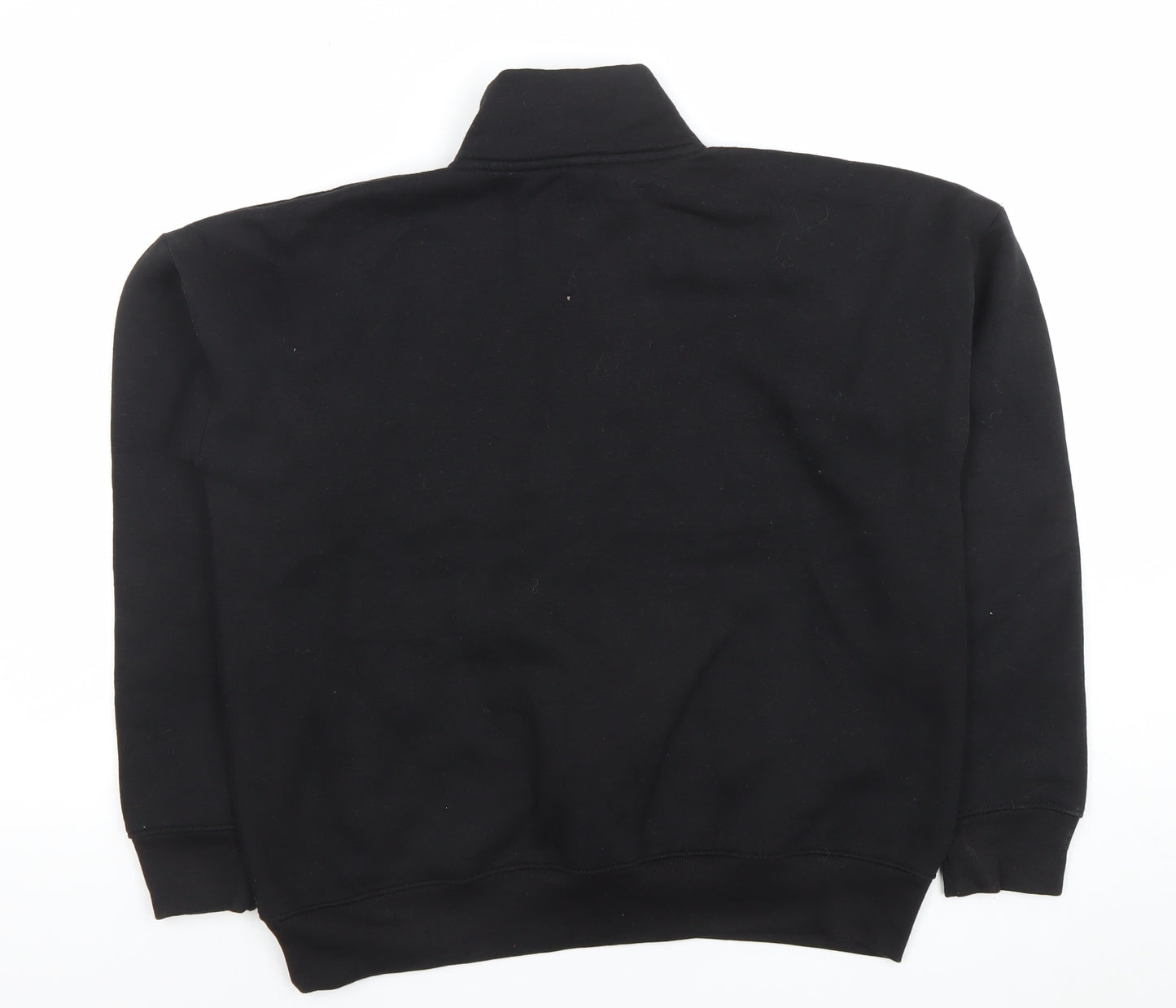 Nasty Gal Women's Black 1/2 Zip Pullover Sweatshirt Size M