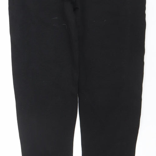 Savida Women Black Slim Fit Stretch Trousers Size 10