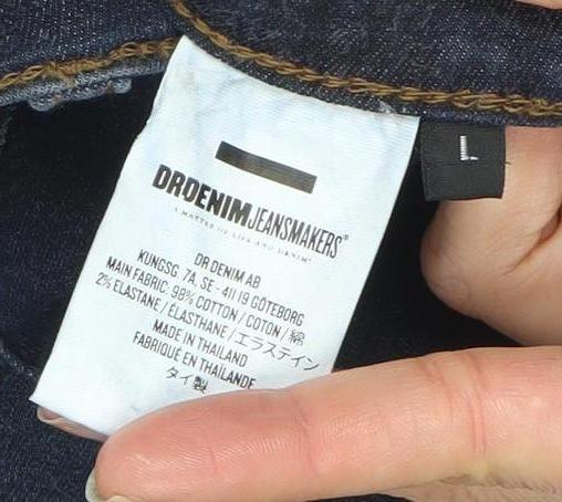 Dr Denim Women's Blue Skinny Stretch Jeans Size M