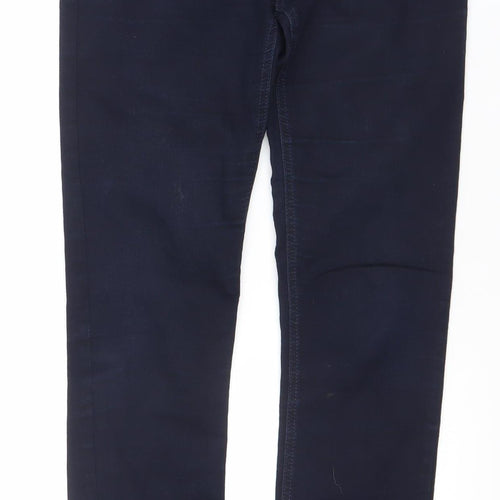 Pleasezzi Women Blue Skinny Stretch Jeans Size 10 Mid Rise Slim Fit