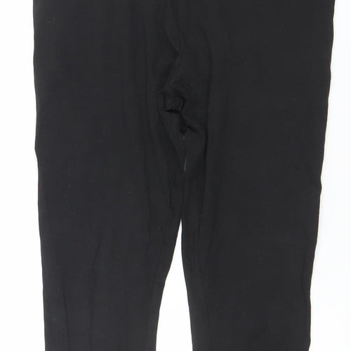 Dunnes Stores Women's Black Cotton Stretch Leggings Size 12