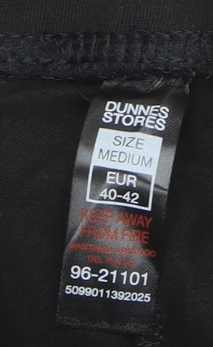 Dunnes Stores Women's Black Cotton Stretch Leggings Size 12