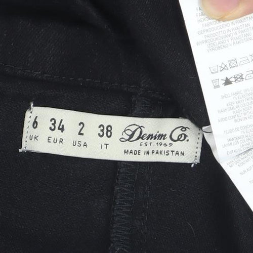 Dennis Basso Women’s Black Cotton Bodycon Knee-Length Dress Size 6
