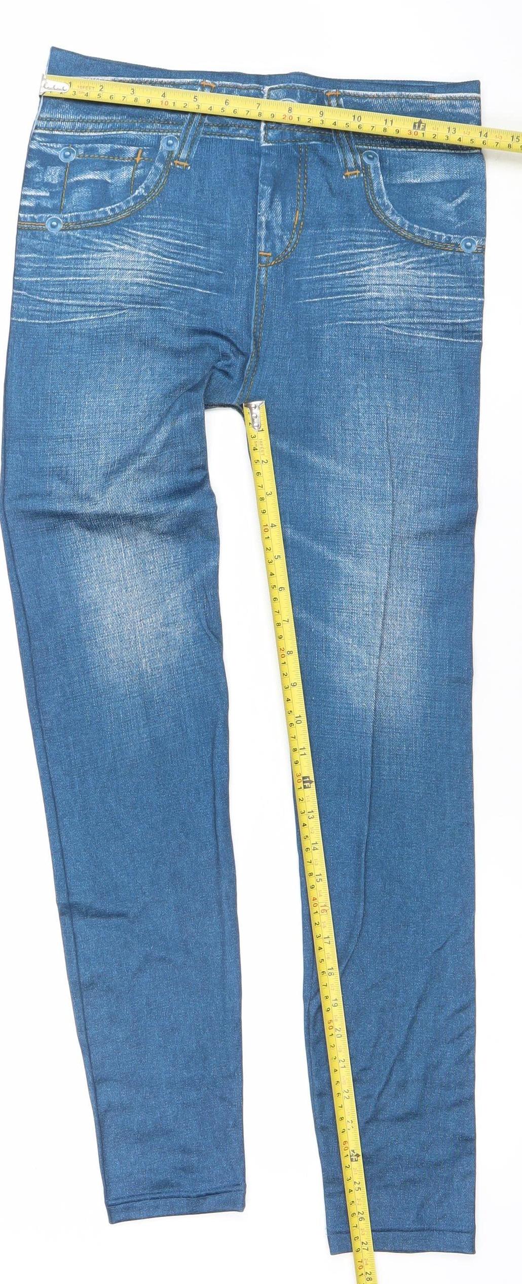 Trim 'N' Slim Jeans Blue Women's S Jegging Leggings Stretch Comfort Fit