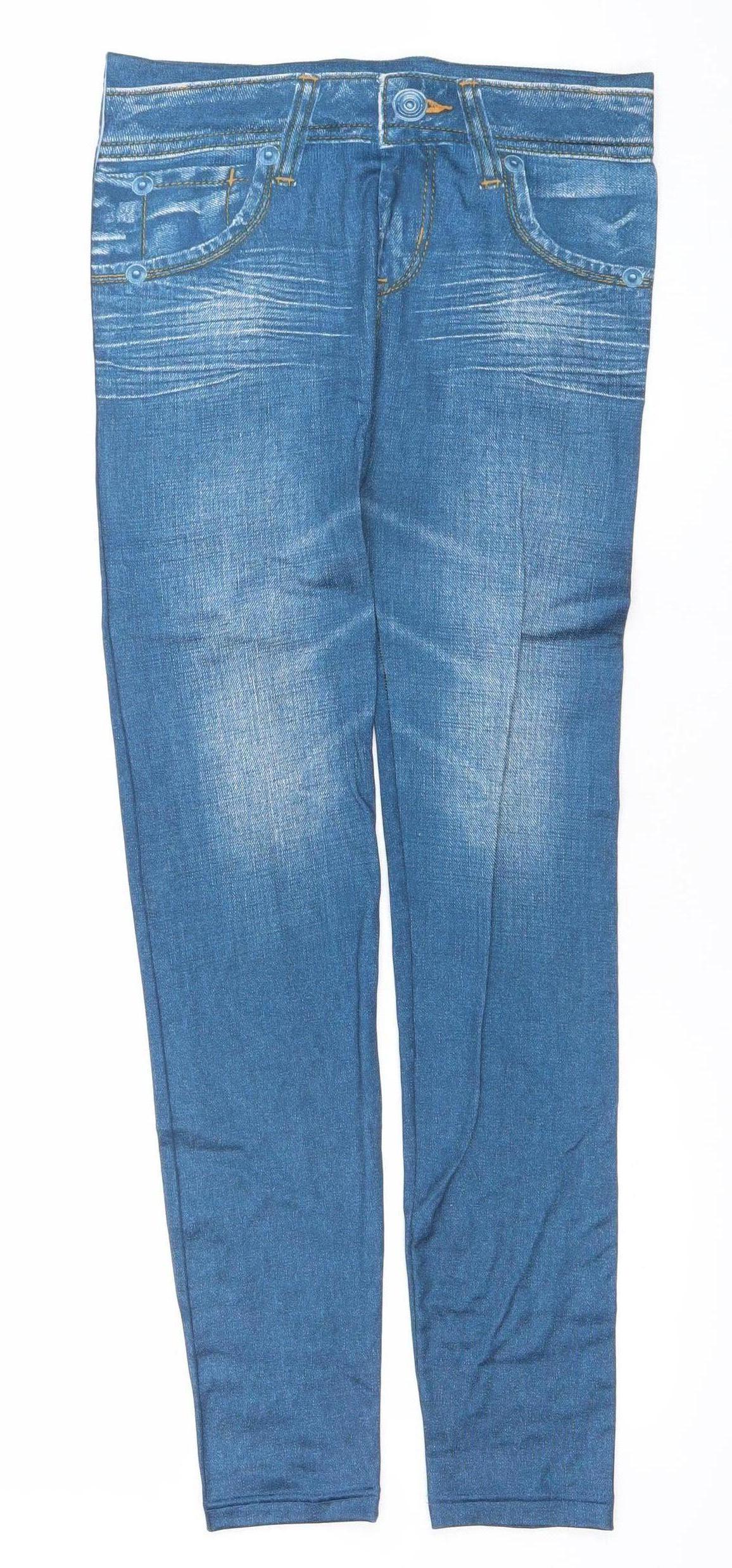 Trim 'N' Slim Jeans Blue Women's S Jegging Leggings Stretch Comfort Fit