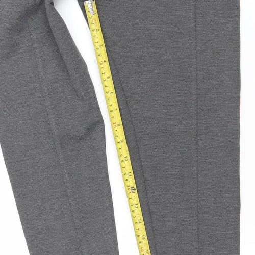 Wallis Women’s Grey Stretch Leggings Size 10 Viscose Blend Comfort Fit