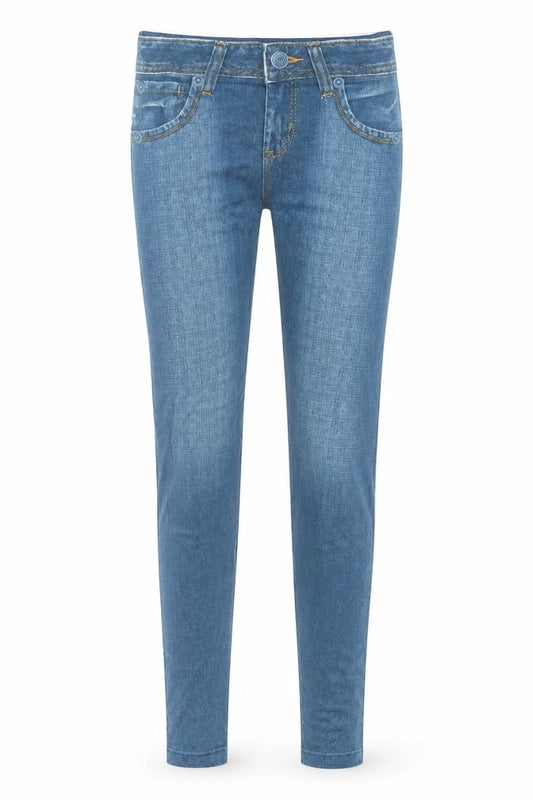 Trim N' Slim Women's Blue Jegging Style Stretch Leggings S