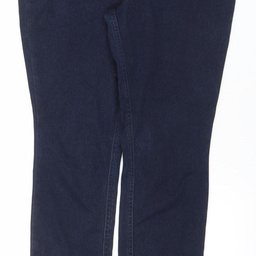 Hue Womens Blue Jegging Jeans L Slim Fit Cotton Blend