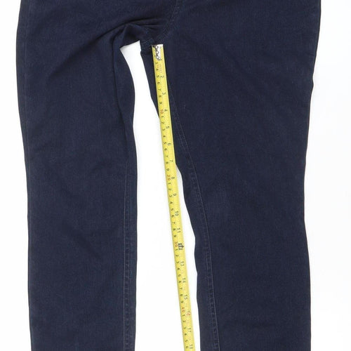 Hue Womens Blue Jegging Jeans L Slim Fit Cotton Blend