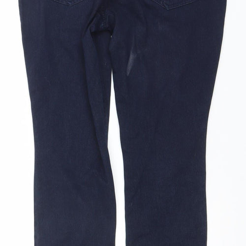 Hue Womens Blue Jegging Jeans L Slim Fit Cotton Blend