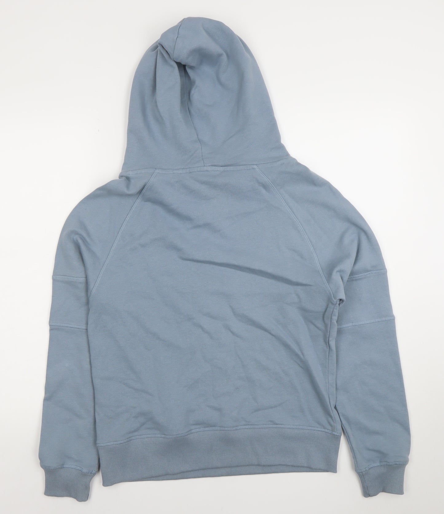 Next Women Blue Pullover Hoodie S Cotton Blend Casual Wear