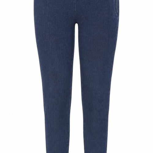 FC Jeans Women's Blue Skinny Denim Jeggings UK 12 with Ankle Zip