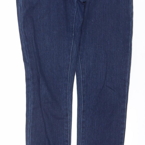 French Connection Women's Blue Skinny Jeans Size 12 Stretch Denim