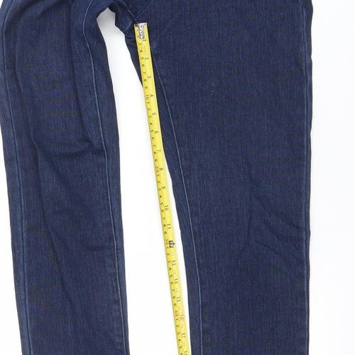 French Connection Women's Blue Skinny Jeans Size 12 Stretch Denim