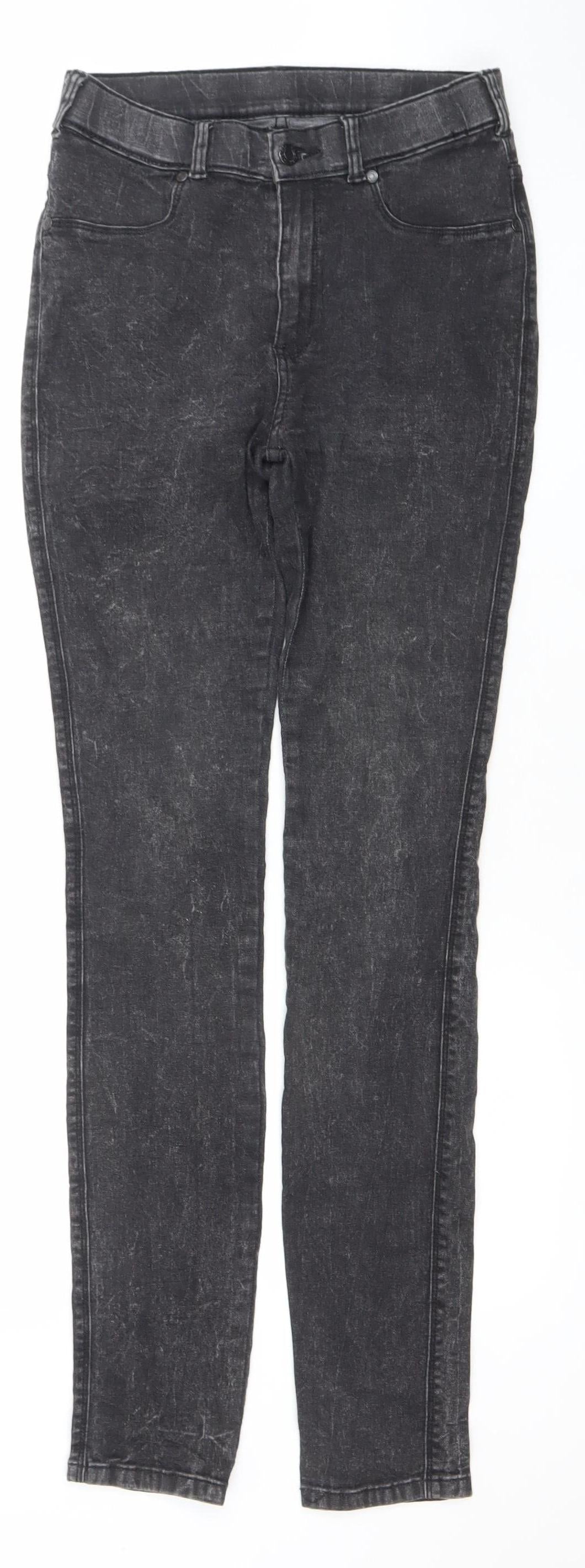Brokers Jeansmakers Womens Black Skinny Stretch Denim Jeans Size L
