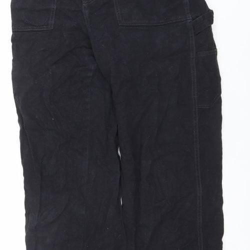 H&M Divided Womens Black Straight Jeans Size 10 Regular Fit