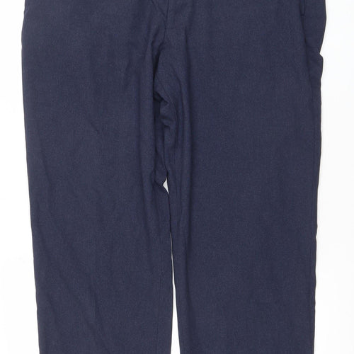 Dunnes Stores Men's Navy Blue Regular Fit Trousers 40W 31L