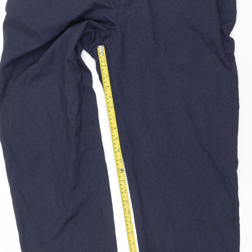 Dunnes Stores Men's Navy Blue Regular Fit Trousers 40W 31L