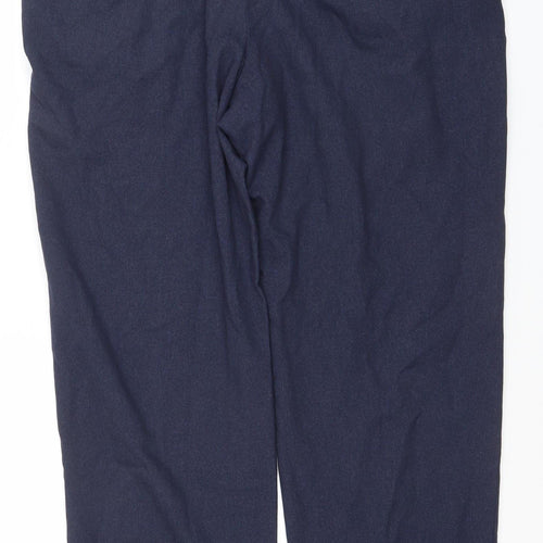 Dunnes Stores Men's Navy Blue Regular Fit Trousers 40W 31L