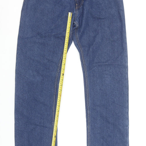 Denim Co. Men's Blue Regular Fit Straight Jeans W32 L34