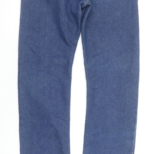 Denim Co. Men's Blue Regular Fit Straight Jeans W32 L34