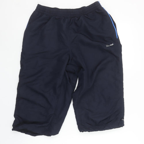 Dunnes Stores Men's Navy Blue Athletic Sports Shorts S 30in